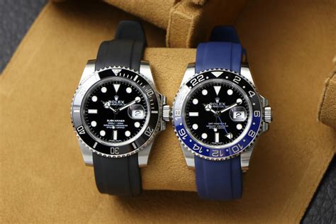 rubber strap for rolex submariner|rolex submariner rubber strap price.